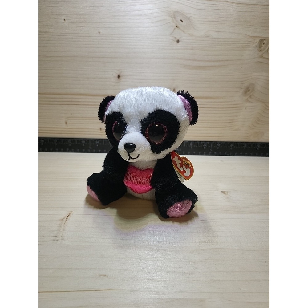 Ty Beanie Boos - CUTIE PIE the Panda Bear 6" Plush Stuffed Animal Toy